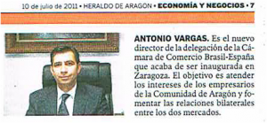 Nombramiento Antonio Vargas, 10 de julio de 2011